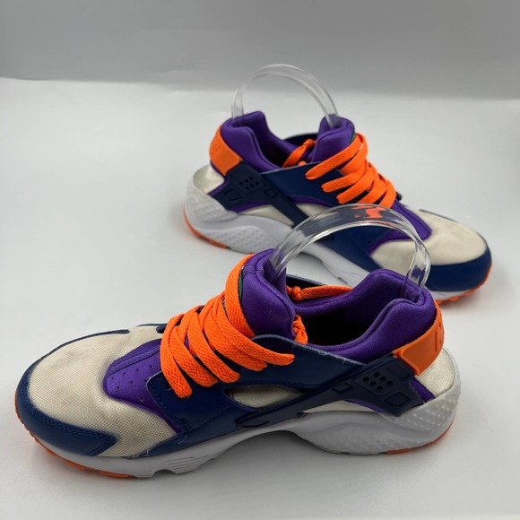 Nike Huarache Athletic Track Sneakers Colorful Mesh Lace Up Youth Size 7 - Picture 5 of 9